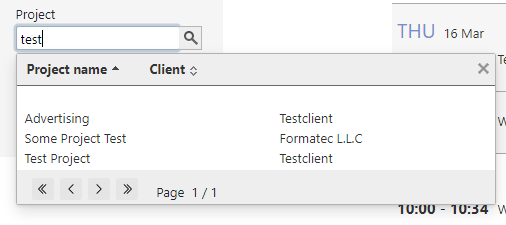 Project selection for many projects
