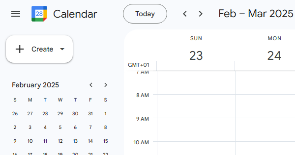Import Icalendar file from Google Calendar